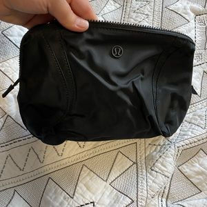 Lululemon cosmetic bag.